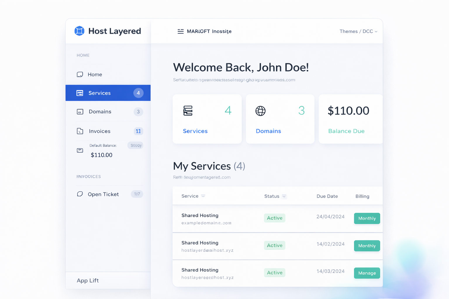 Manage everything from one place